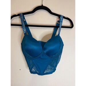 Victoria's Secret Very Sexy Bombshell Shine Strap Push-Up Corset Size 32D NWT